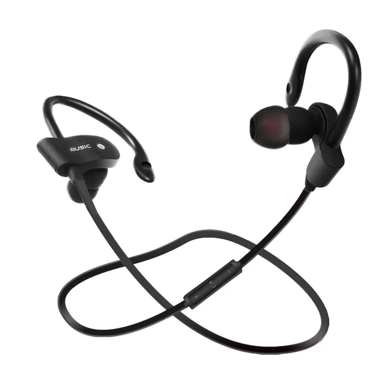 Наушники беспроводные наушники гарнитура Bluetooth спортивные с микрофоном для