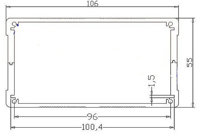 1 шт. алюминиевый корпус для gps трекера 50 х96 мм|enclosures for electronics|enclosure electronicenclosure aluminium