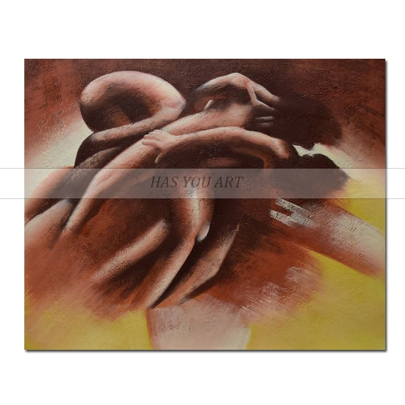 2018 большой размер 100% ручная роспись Обнаженная картина маслом на холсте