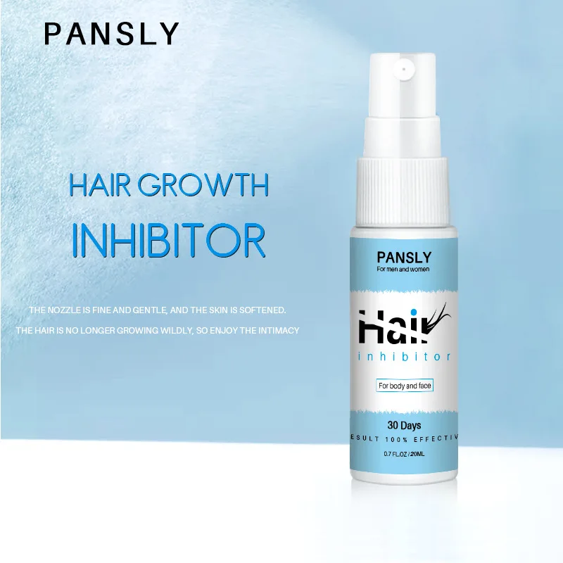 3pcs Pansly Hair Growth Removal Inhibitor Serum Oil Spray 20ml Bikini Intimate Beard Face Legs Body Armpit Painless Remover | Красота и
