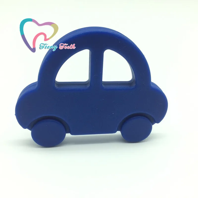 

Teeny Teeth 10 PCS Silicone Car Teether Pendants,Car teething toys,Silicone car shape chomp toys pendants for baby DIY items