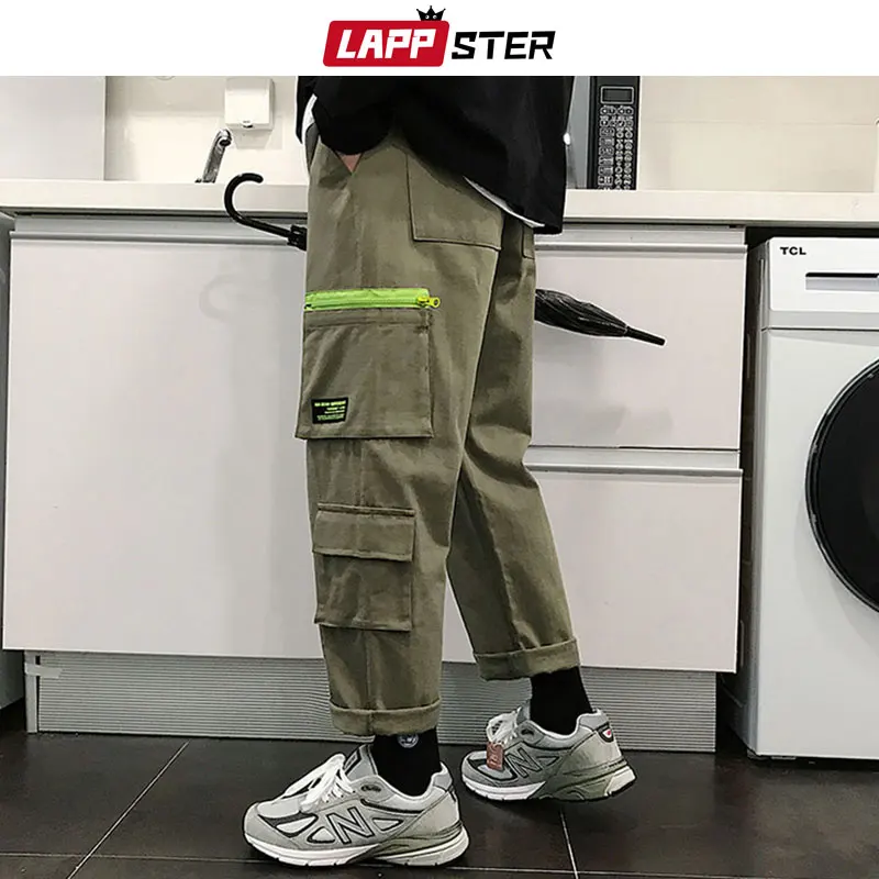 LAPPSTER Японская уличная одежда брюки карго мужчины 2020 комбинезоны s спортивные с