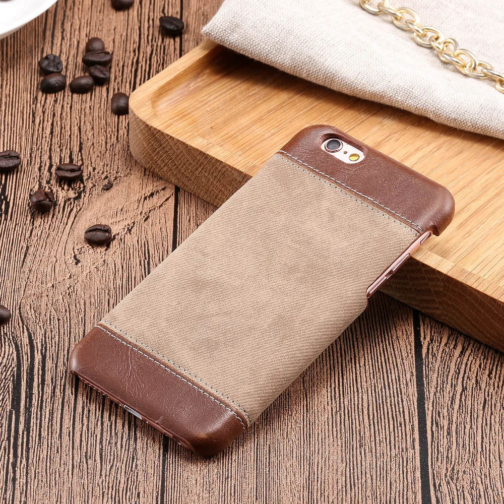 6 S Plus 5 дюймов роскошный джинсовый узор задняя крышка для iPhone 6splus