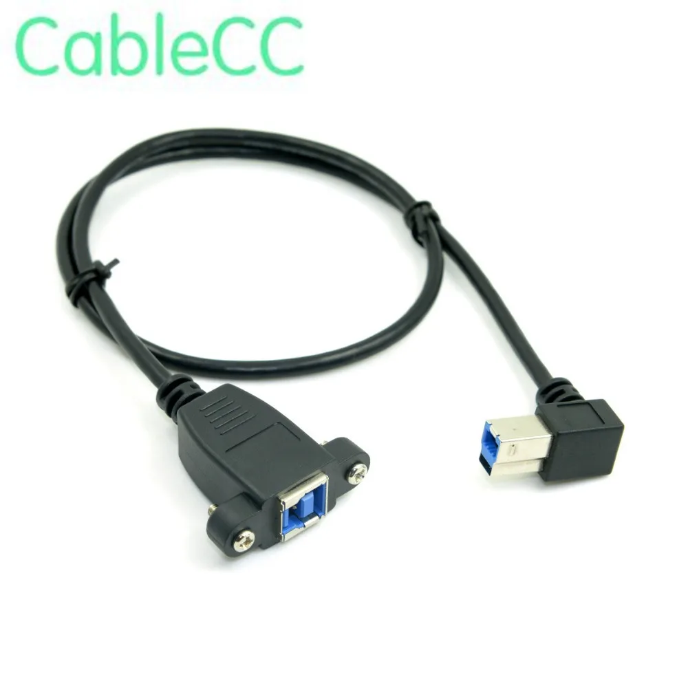 USB 3 0 крепление на заднюю панель B Тип Женский правый угловой 90 градусов Мужской