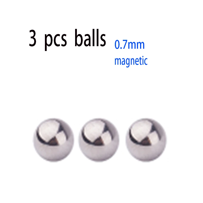 3 big balls Шариковая ручка с магнитными чернилами, волшебная ручка-антистресс, многофункциональная ручка, спиннинг, роскошная Серебряная модульная антистрессовая игрушка - Цвет: 3 big balls