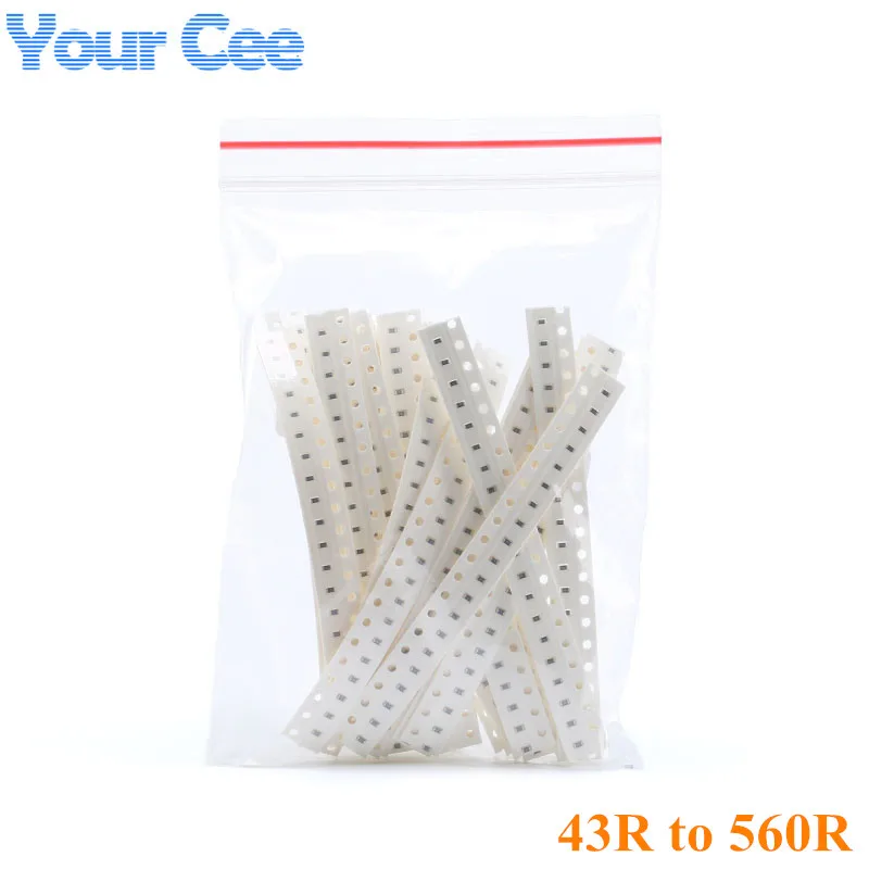 1 лот 0603 SMD резистор набор Ассорти Комплект 5% Образец пакет 25 единиц X 20 шт = 500 шт