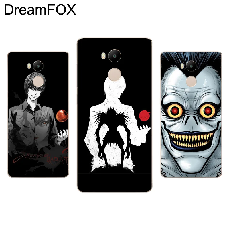 DREAMFOX M091 Death Note Аниме Мягкий ТПУ силиконовый чехол для Xiaomi Redmi 3 4 4X5 5A 6 7 Pro Global |