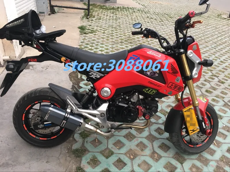 Полная выхлопная система для MSX 125 глушитель выхлопной трубы мотоцикла KAJIMAOYI с DB