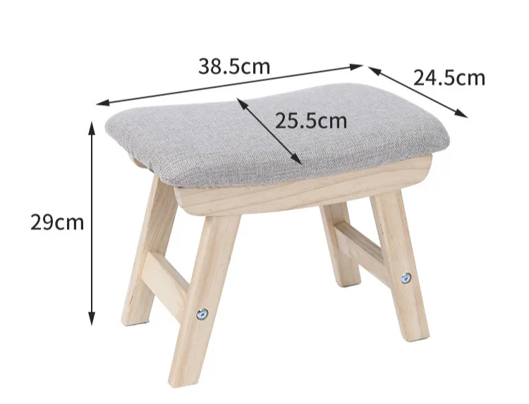 Маленький домашний стул тканевый диван педаль для взрослых Модная креативная