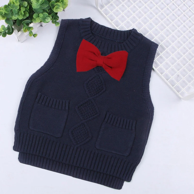 Вязаный жилет для маленьких девочек от 0 до 5 лет свитер новинка 2017 весенний с