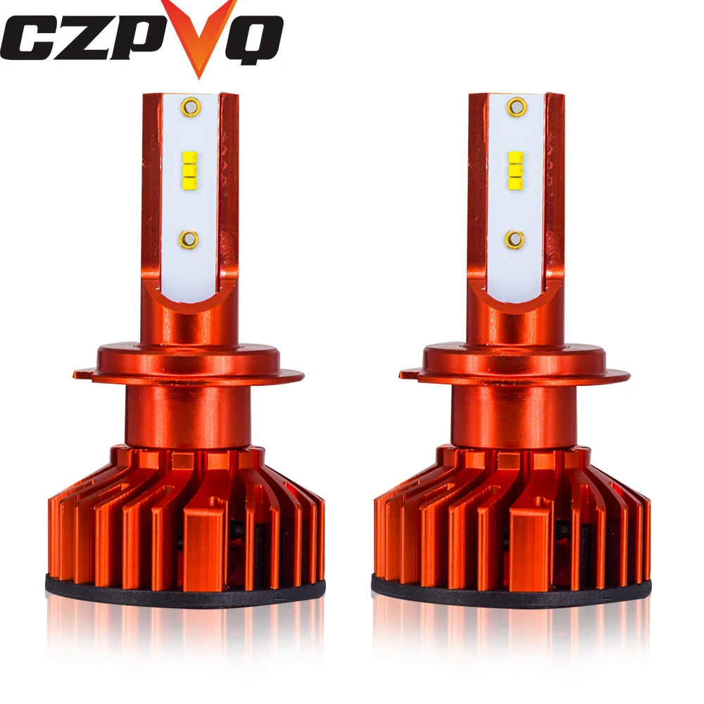 CZPVQ H7 светодиодный авто лампы Canbus мини H4 фар автомобиля H1 H3 H8 H9 H11 9005 HB3 9006 HB4 880 881 H27