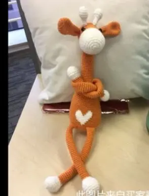 love orange Ручная работа, материал, пакеты, вязаная кукла, шерсть, олень, кукла, производство, плюшевая игрушка, вязание крючком, подвески с инструментами для плетения - Цвет: love orange