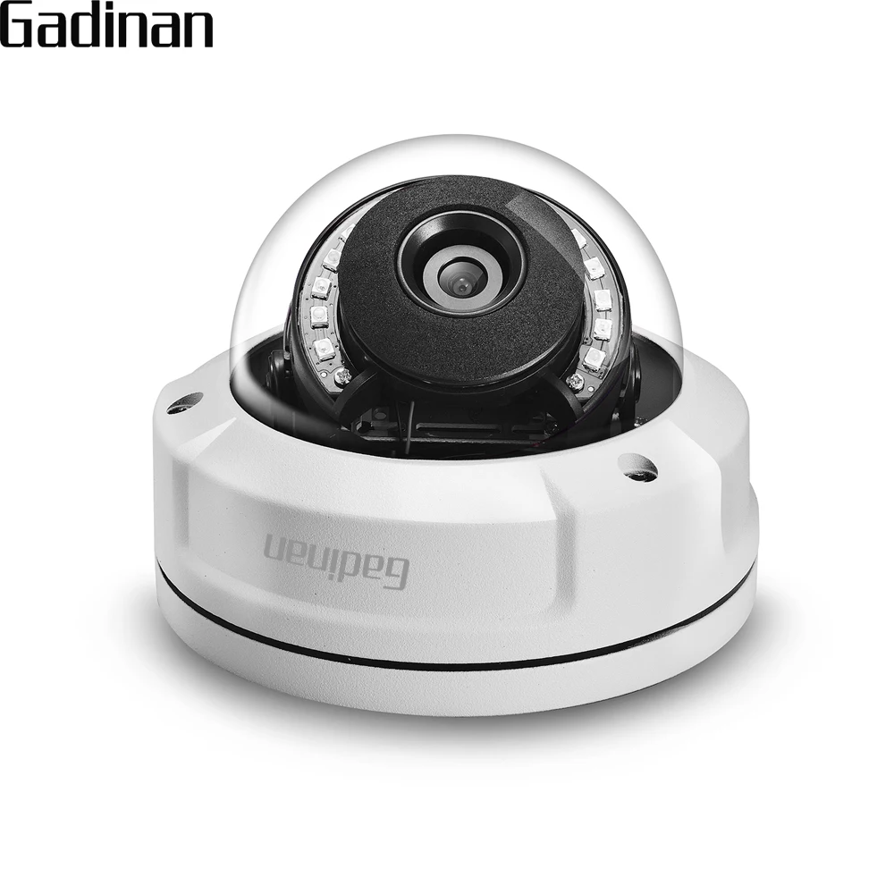 GADINAN IP камера 2MP 1080P IMX322 4MP OV4689 ONVIF Купольная АНТИВАНДАЛЬНАЯ ИК наружная CCTV Email