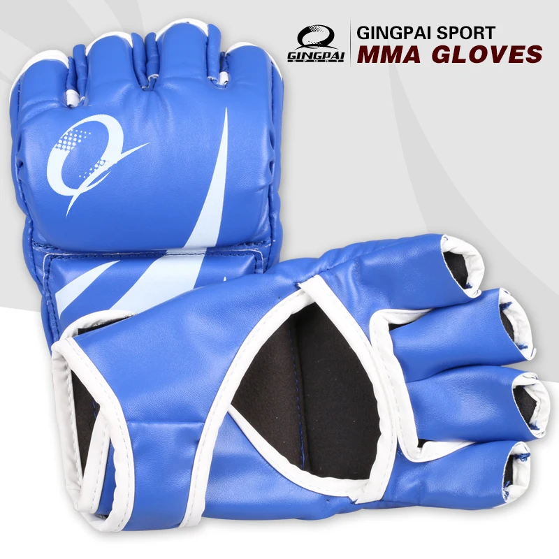 Новые боксерские перчатки ММА высокого качества Муай Тай Мужские красные PU для