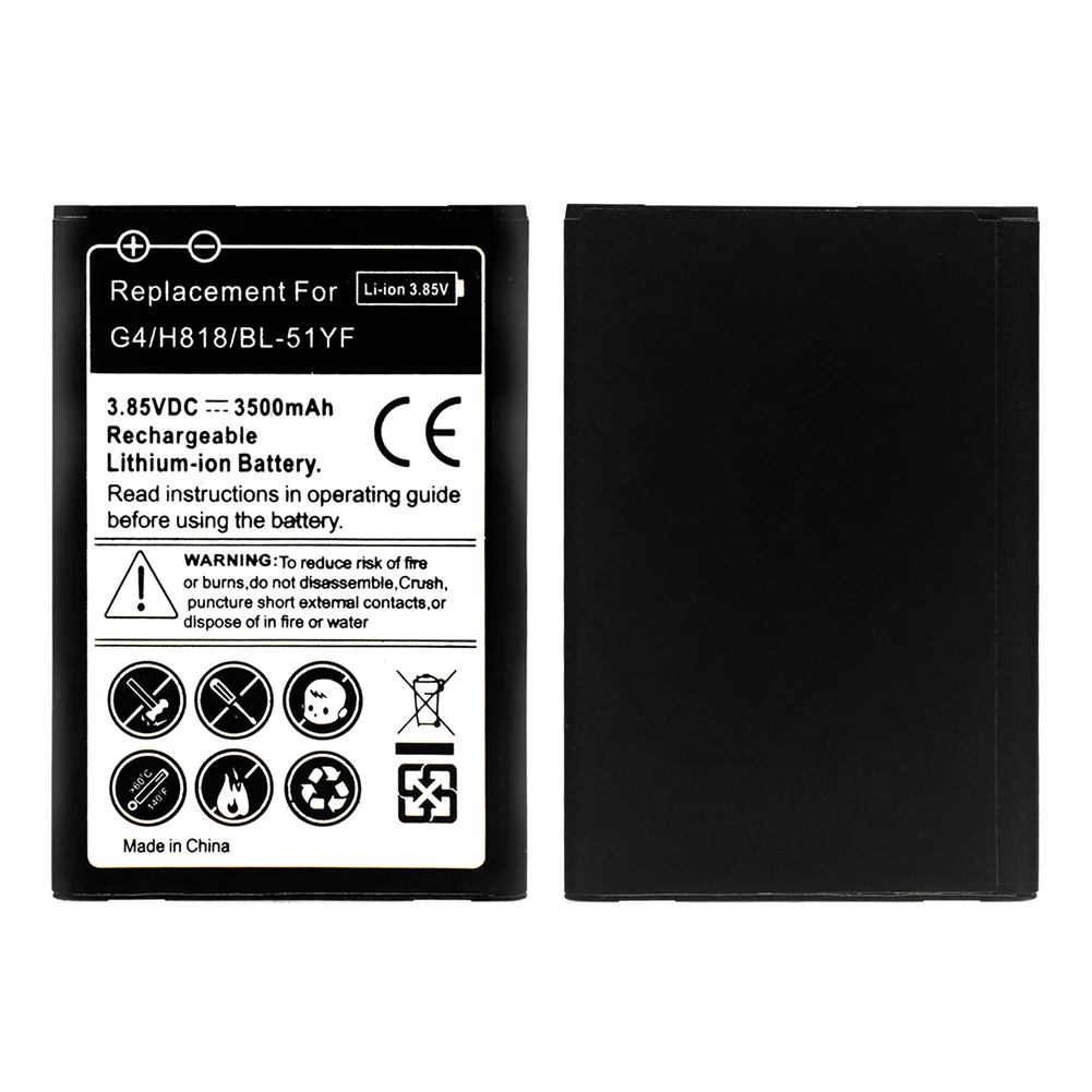 Оригинальный Li Po BL 51YF Батарея Замена батареи для LG G4 H818 H815 H812 H811 H810 VS986 VS999 US991 LS991 F500