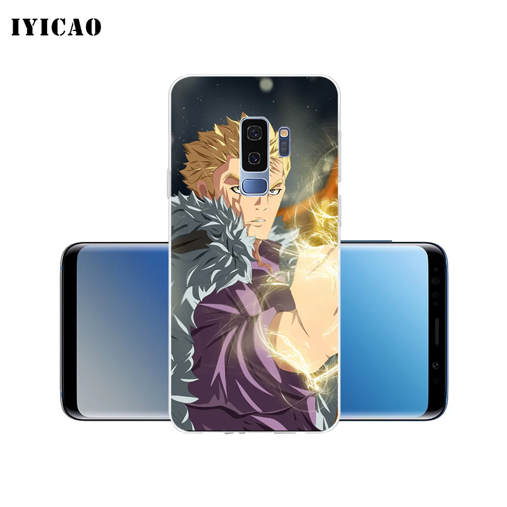 Мягкий силиконовый чехол для телефона IYICAO Laxus Dreyar Fairy Tail Samsung Galaxy S10e S10 S9 S8 Plus S7 Edge