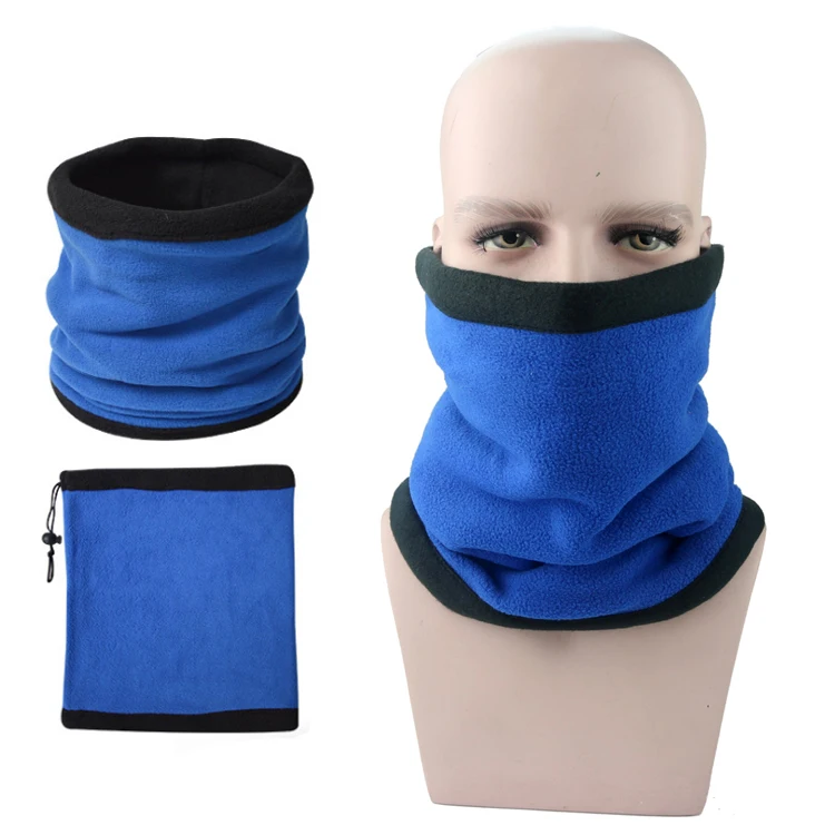 

Outdoor Thermal Double Layers Multipurpose Polar Fleece Cycling Neck Warmer Ear Warmer Skiing Face Mask Magic Hat