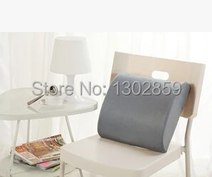 2015 Hot Slow rebound memory foam Lumbar Pillow/pad Fashion solid chair cushion Automobile waist pillow | Дом и сад