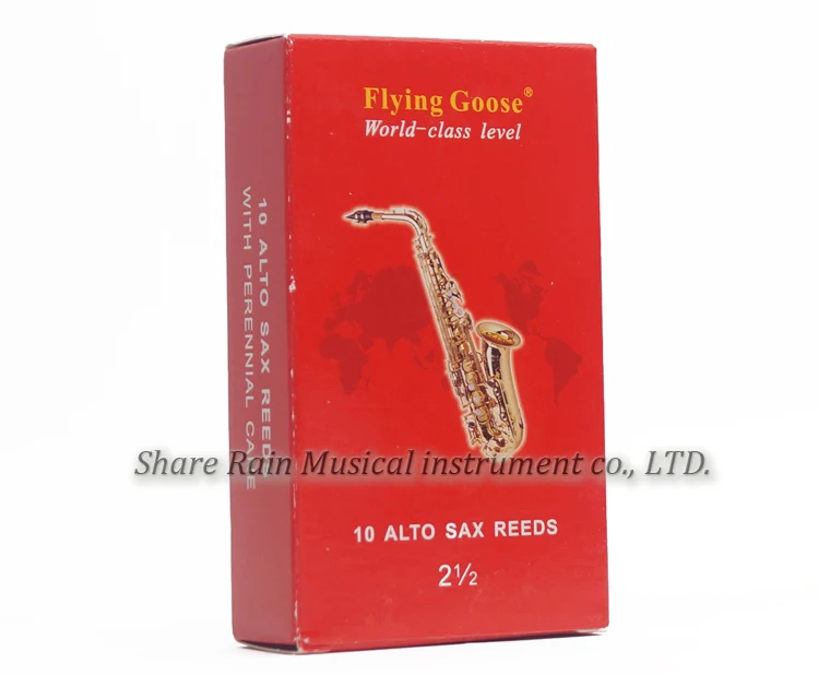 2 5 # 3 0 независимая упаковка из 10 летающих гусиных красных коробок Eb alto sax/alto saxphone