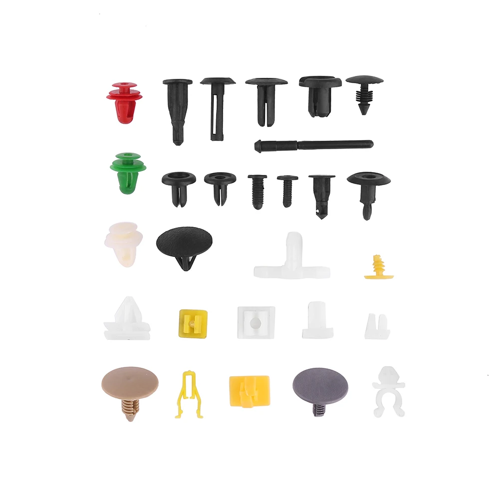 

Universal 500PCS Car Mixed Door Trim Panel Clip Fasteners Auto Bumper Rivet Retainer Push Engine Fender Fastener Clip Set firm