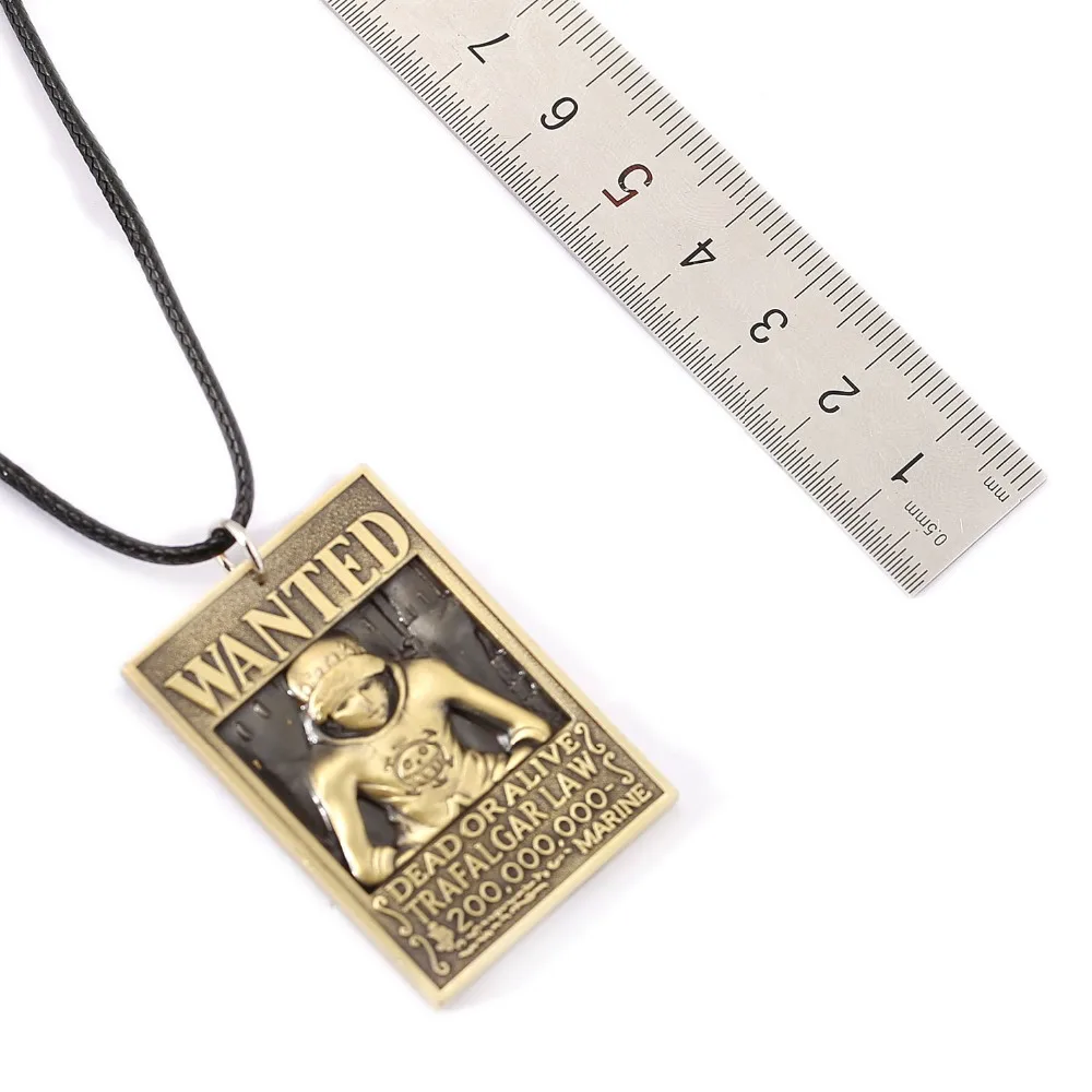 MS Jewelry цельный кулон требуется плакат ожерелье Ace Law Nami Sanji ордер Дружба Мужчины