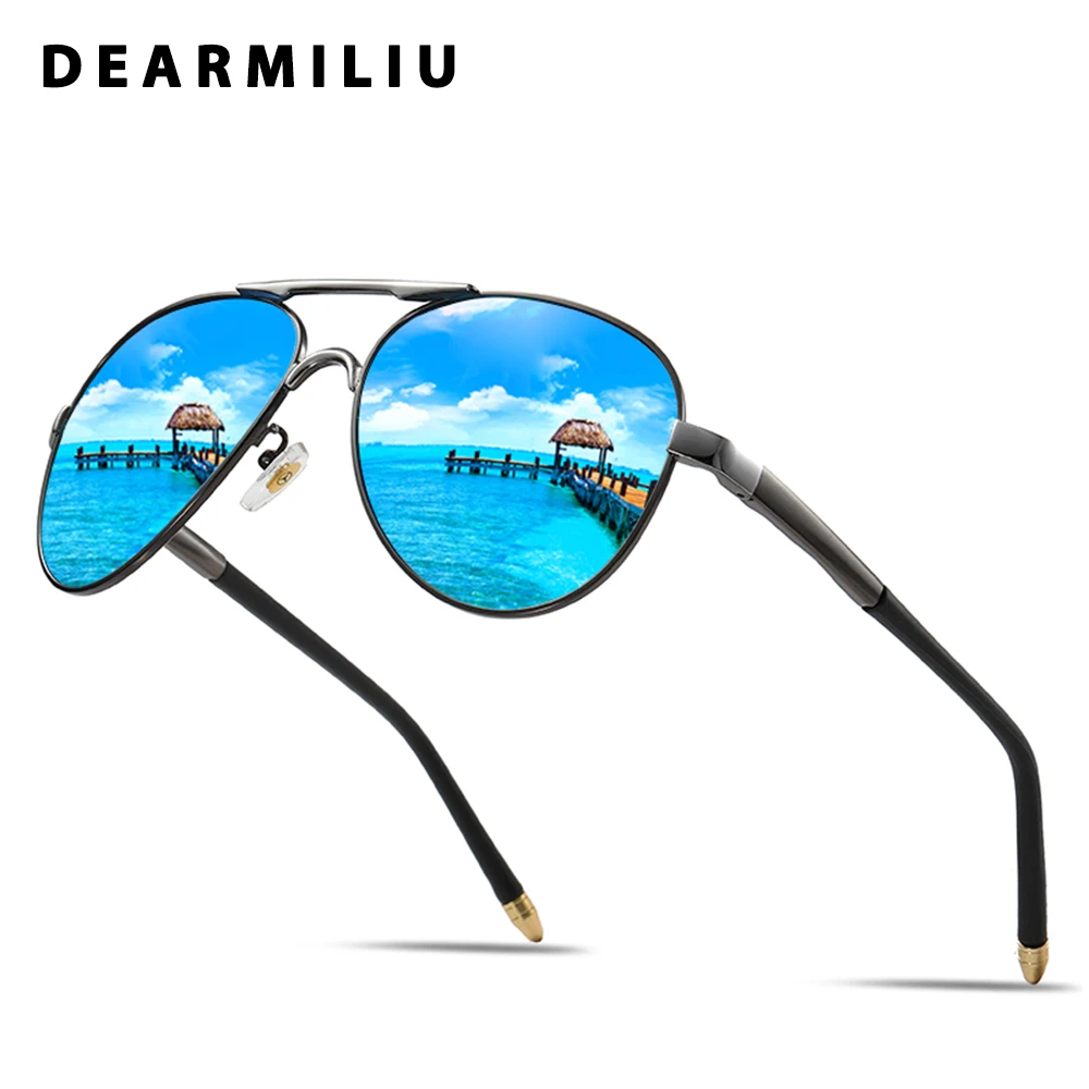 Мужские солнцезащитные очки DEARMILIU, поляризационные солнцезащитные очки с защитой UV400, очки для вождения, очки для вождения, 2019