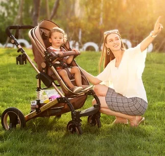 2 в 1 детская коляска и люлька Система путешествий коляска/коляска kinderwagen|stroller