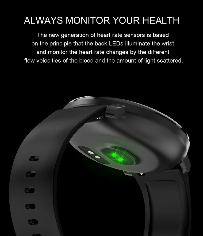 New full touch M30 smart watch 1.3 inch color screen health heart rate blood pressure monitoring IP68 sports bracelet | Электроника
