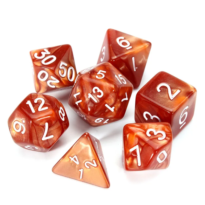Настольные игры многогранные игральные кости RPG DND Pathfinder 42 шт. многогранные игральные кости+ 6 игральных костей мешочек настольная игра для вечеринок Обучающие проекты