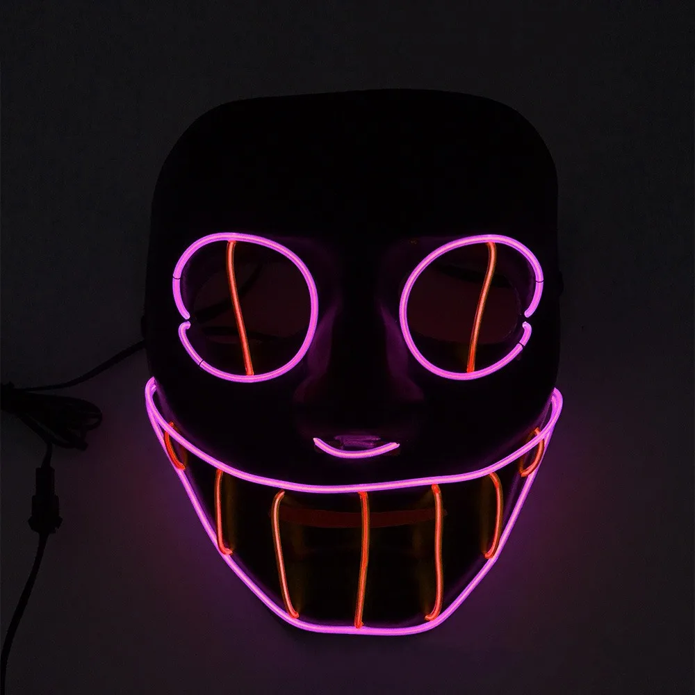GNHYLL EL провода маска мигает Косплэй светодио дный Маска Костюм анонимный для