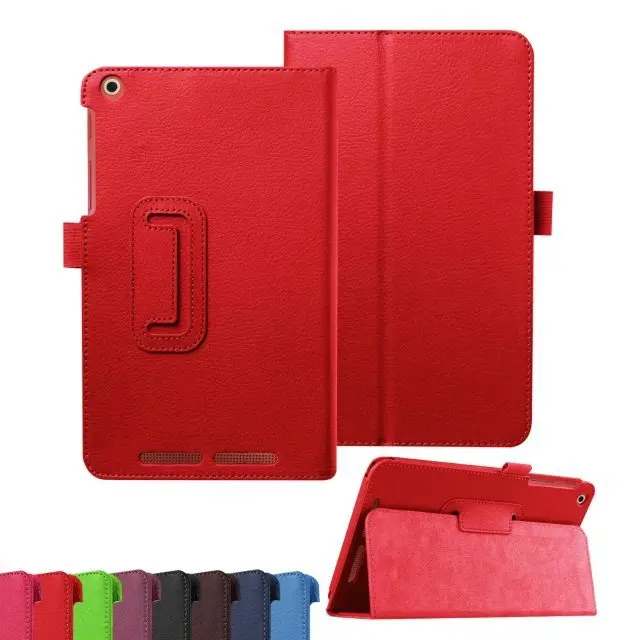 2-папка Folio Stand держатель личи Роскошный кожаный чехол защитный с магнитной
