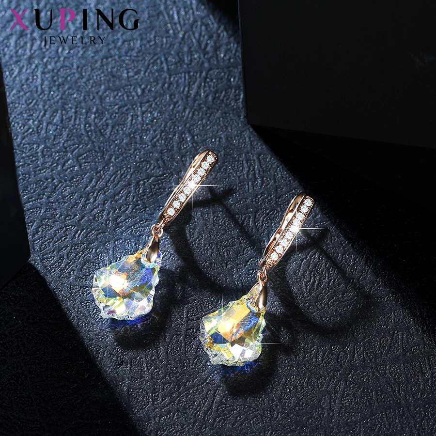 11,11 Xuping висячие серьги с кристаллами от Swarovski Винтажные Ювелирные изделия с медной пластиной Cyber Monday подарок для девушек и женщин S150-20544