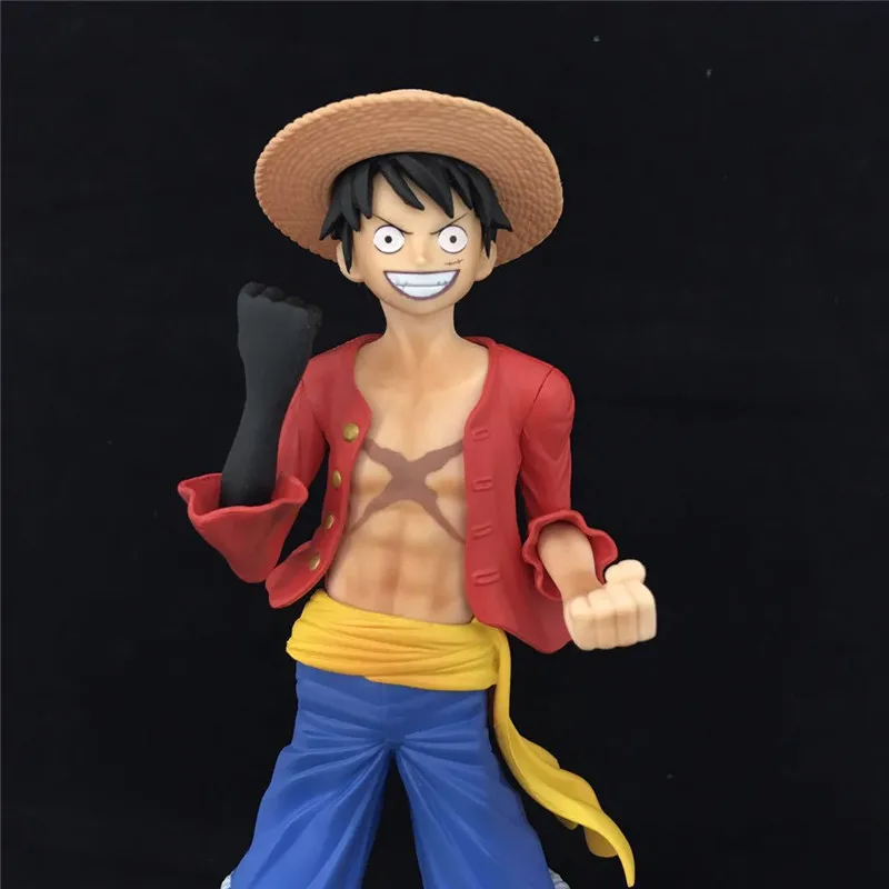 23 см аниме Eiichiro Oda цельная фигурка игрушка обезьяна D соломенная шляпа Луффи