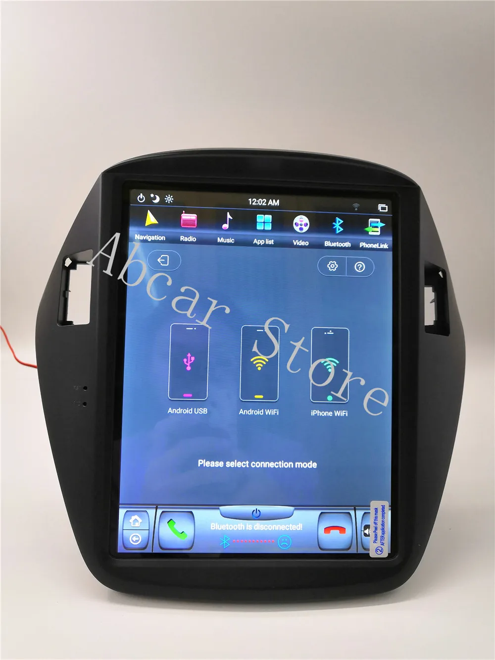 10,4 ''Tesla стиль Android 8,1 автомобильный dvd-плеер gps навигация для hyundai IX35 TUCSON 2009- стерео радио головных устройств ips PX6