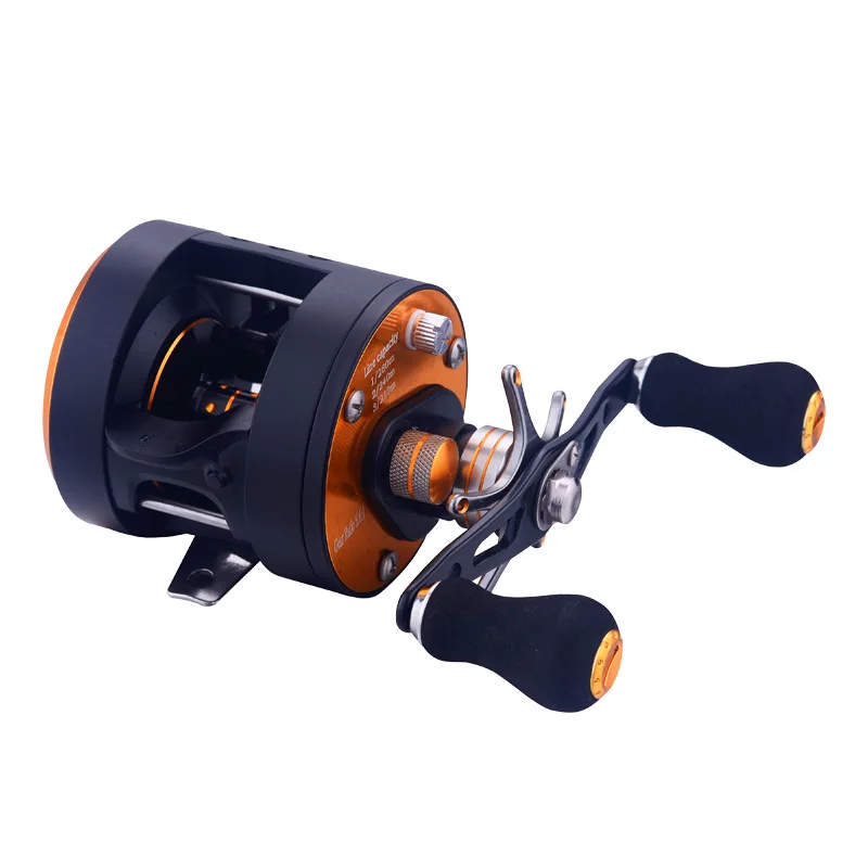 

WOEN GL200 drum wheel Nylon wheel body Metal wire cup Lake fishing Baitcasting Reels Speed ratio: 5.6:1 CNC balance rocker