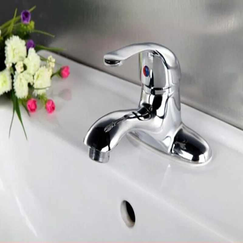 

Copper basin double basin mixer faucet hot and cold water hose kitchen faucet