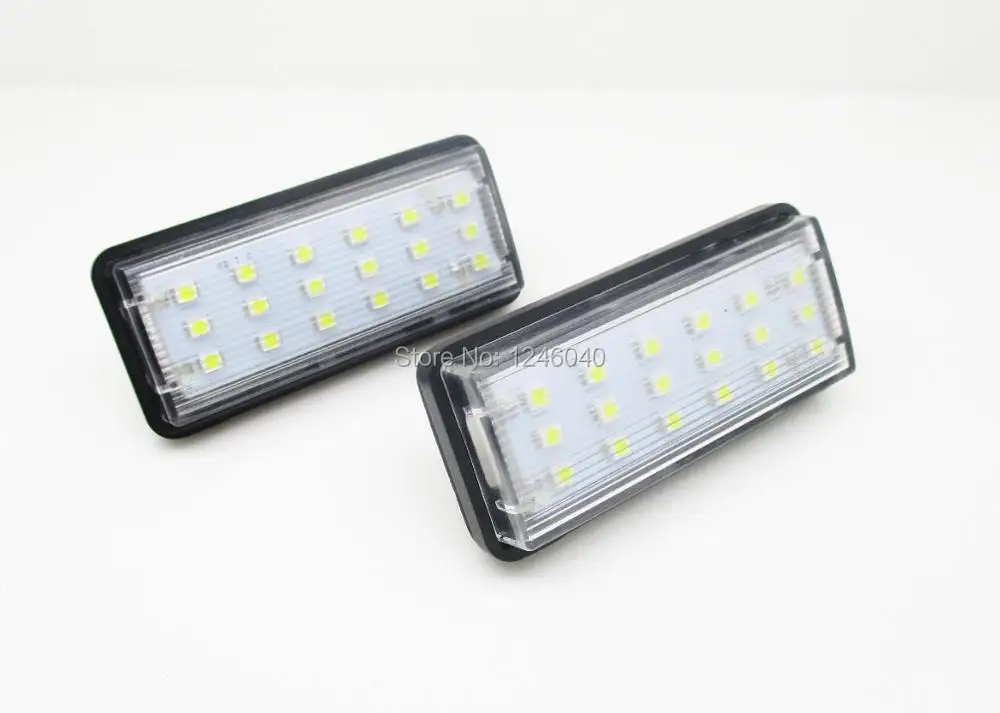 Светодиодный номерной знак 2 шт. для TOYOTA J100 120 200 Land Cruiser Cygnus Prado Mark X Reiz Lexus 98-07 LX470 LX570