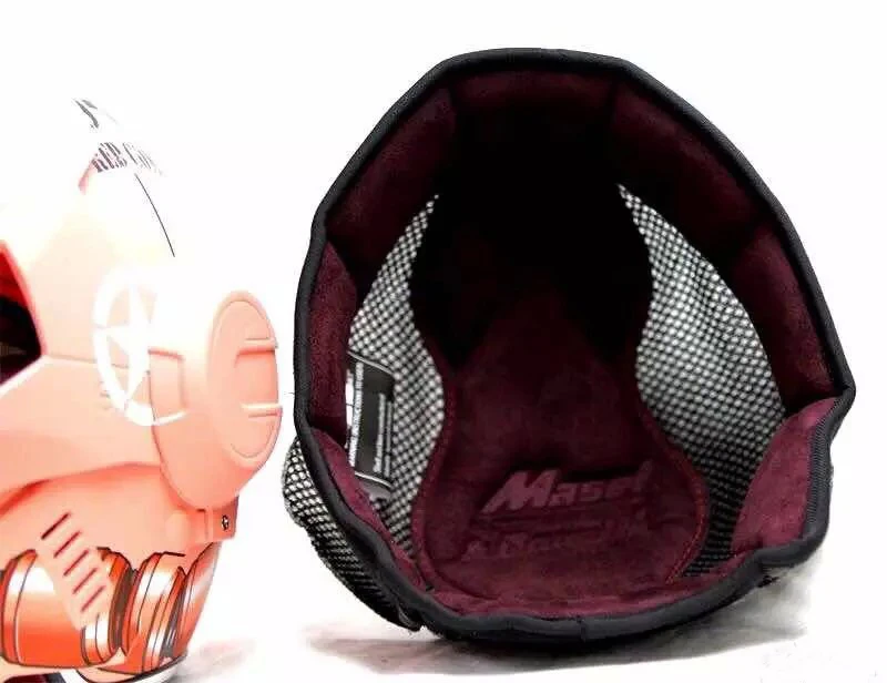 NEW style 610 Pink Gouda Zach MASEI motorcycle helmet IRONMAN Iron Man open face casque motocross | Автомобили и мотоциклы