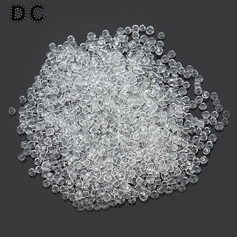 DC 1500 шт./лот синий зеленый оранжевый белый стеклянный бисер мелкие Бусины 2 мм