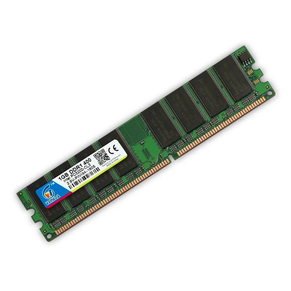 Десктопная память VEINEDA DDR 400 4 ГБ 4x1 PC3200 МГц 184pin ddr1 низкая плотность 2Rx8 CL3 DIMM