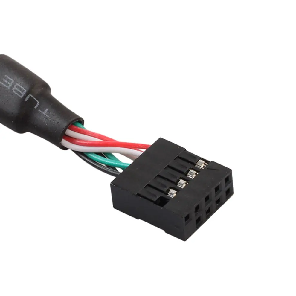 ONLENY 9 pin к USB гнездовой дефлектор бит линия двойной 2 0 Женский порты винт замок