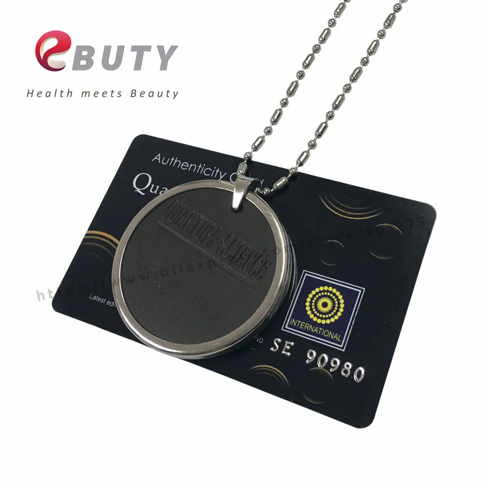 Ожерелье с квантовыми подвесками отрицательными ионами шармы со скалярной