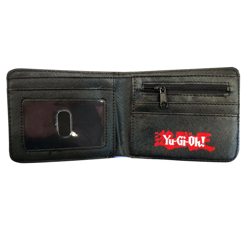 yu gi oh wallet Cartoon Anime cosplay men card id holders purse | Багаж и сумки