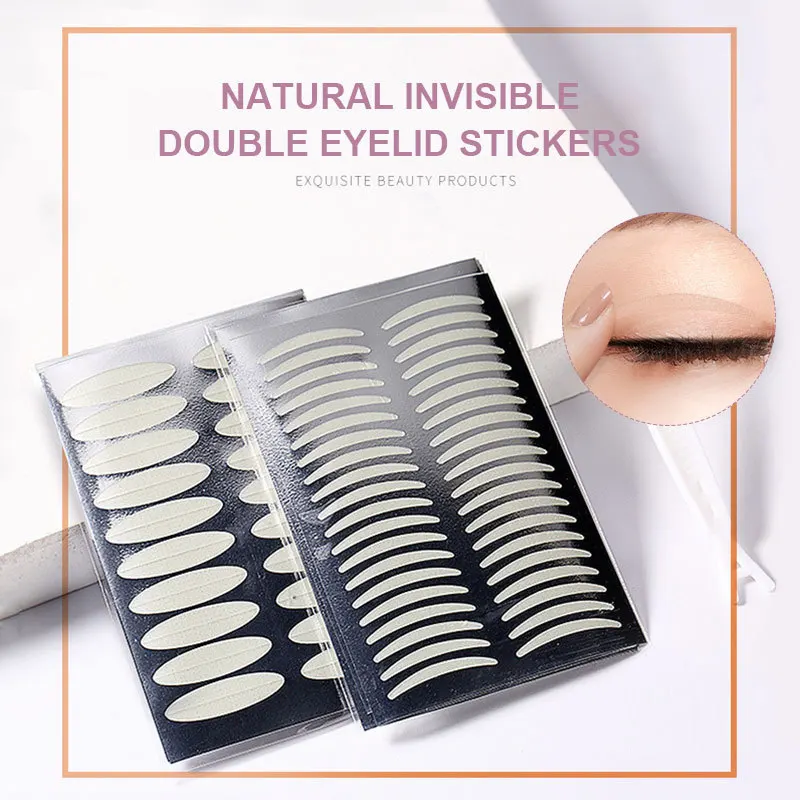 480PCS Invisible Makeup Double Eyelid Tape Adhesive Stickers Clear Waterproof Cosmetics Tool | Красота и здоровье