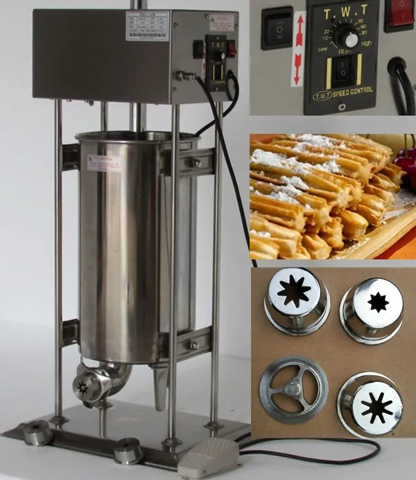 Коммерческий 25L Электрический churros машина автоматическая chorro maker испанский