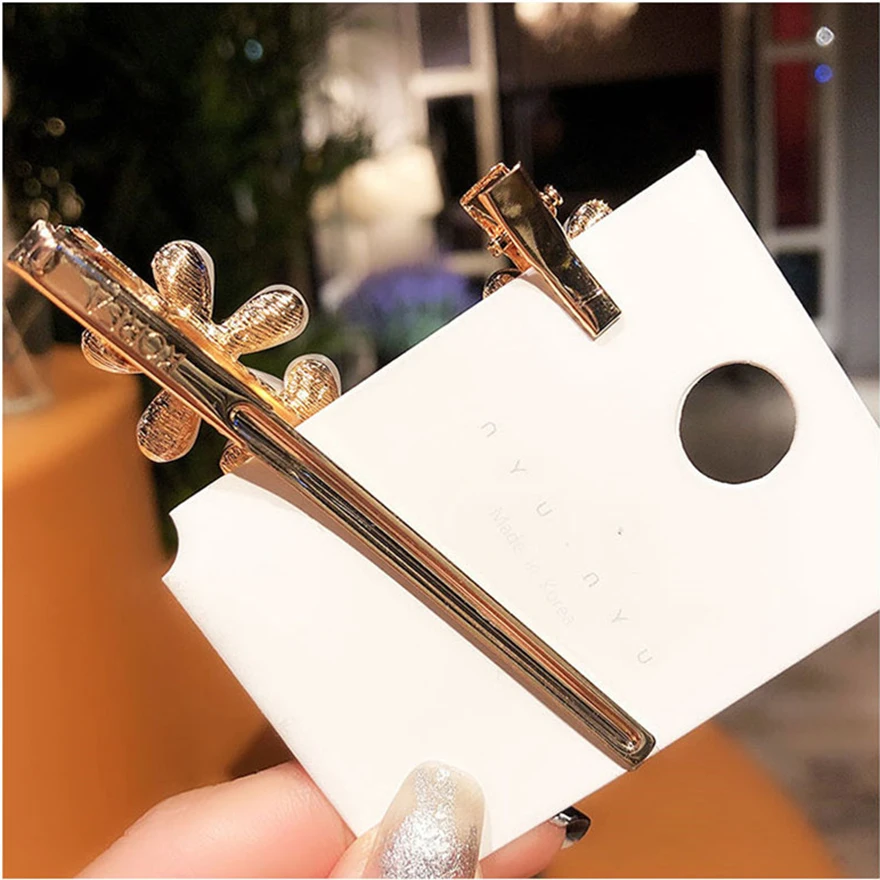 LEVAO новые жемчужные заколки с цветком, мини цветочные корейские заколки для волос, аксессуары для волос невесты, геометрические жемчужные шпильки из сплава