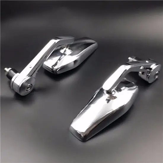 Chrome 7/8&quot 22mm Handlebar End Mirror For Honda Kawasaki Suzuki Yamaha Cafe CB | Автомобили и мотоциклы