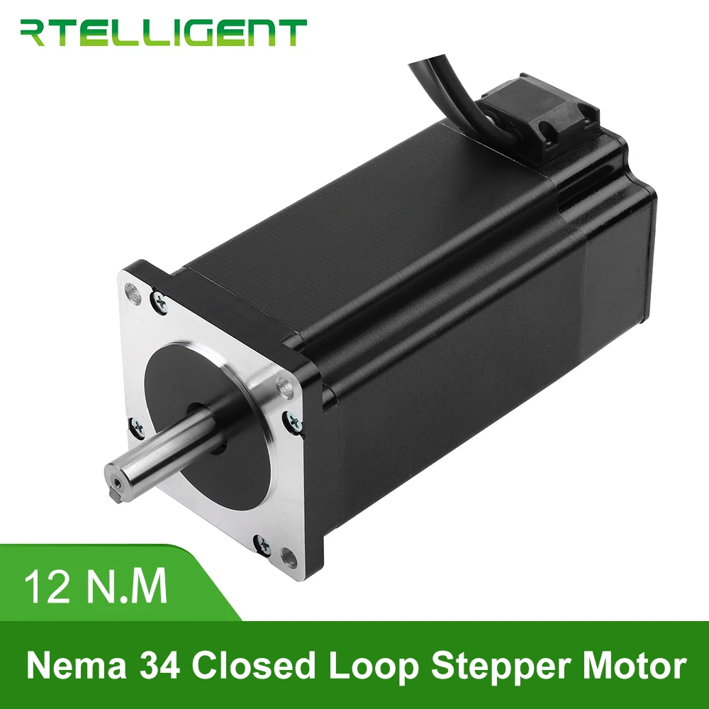 Factory Outlet Nema 34 86A12EC 12N.M 6.0A 2-Phase Hybird CNC Closed Loop Stepper Motor Easy Servo Motor Step-servo with Encoder