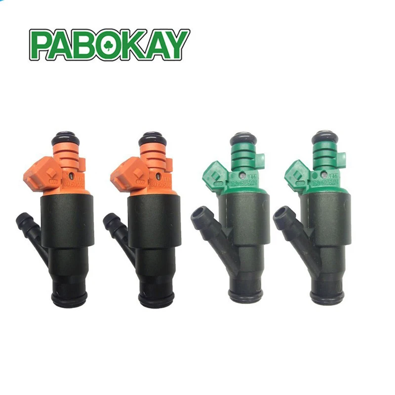 

4 pieces x ORIGINAL Fuel Injector For 95-02 Kia Sportage 2.0 two green 0280150502 and orange 0280150504
