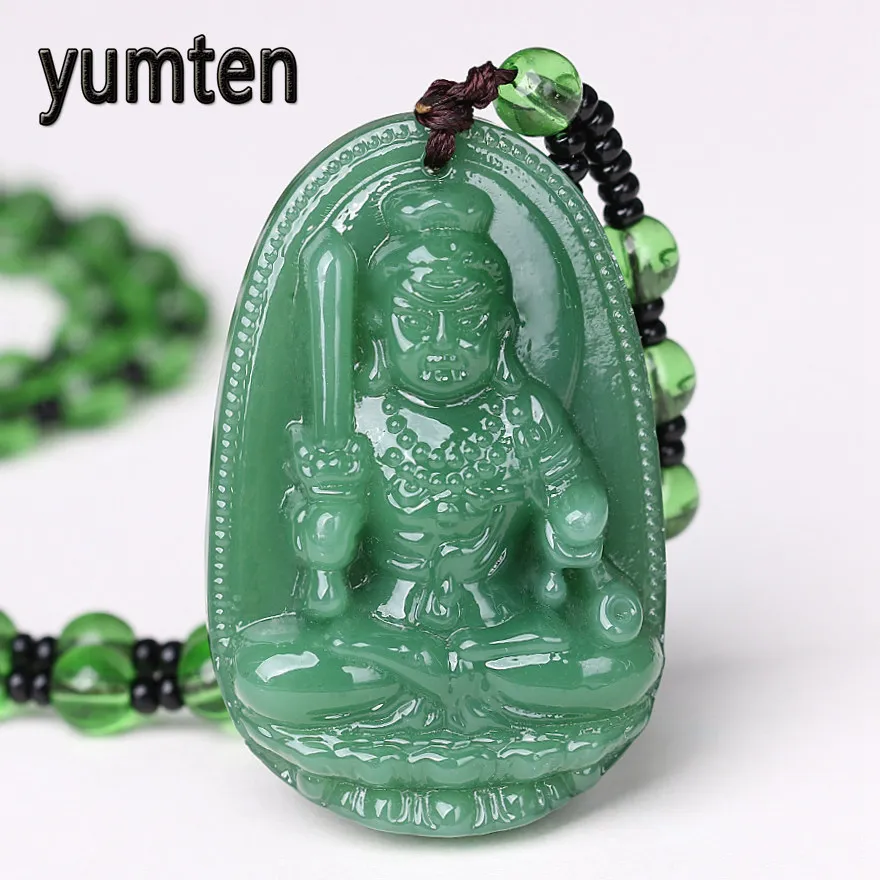 Длинное ожерелье Будда из натурального камня подвеска восьмипокровного